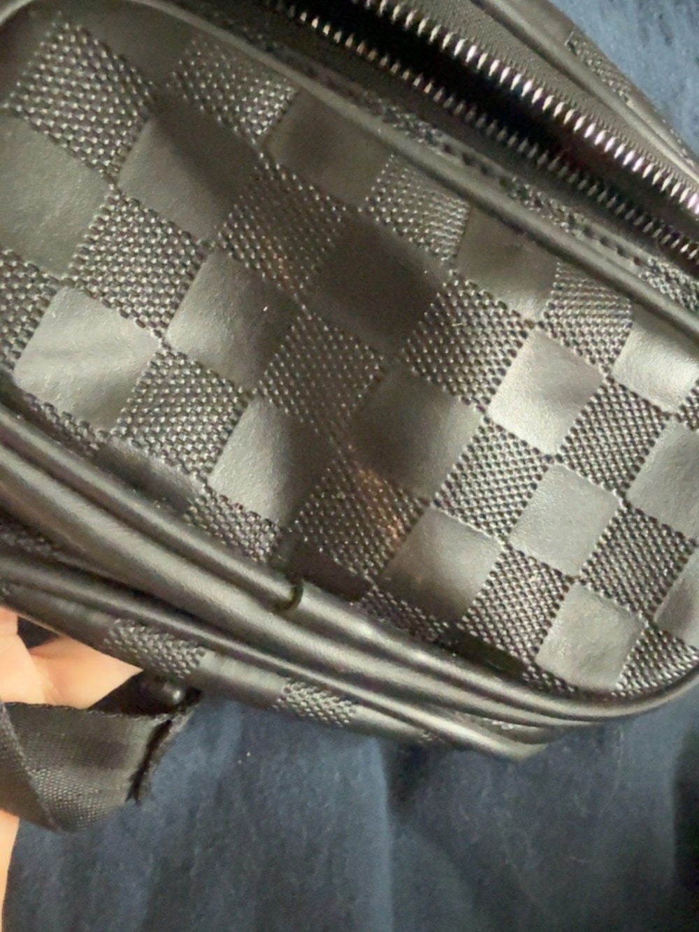 Louis Vuitton Damier Graphite Black Waist Belt Bag - Picture 3 of 6